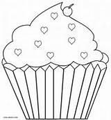 Cupcakes Cool2bkids Ausmalbilder Coloriage Kitty Nourriture Coloriages Malvorlage sketch template