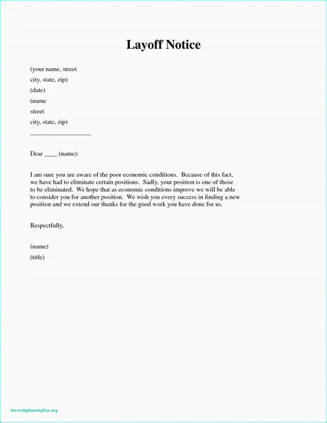 temporary layoff letter template   letter