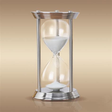 1 Hour High Quality Metal Big Hourglass Sand Timer 60 Minutes Large