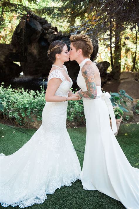 Pin By 2brides2be On Two Brides Lesbian Bride Wedding Lesbian Wedding