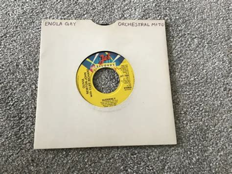 Olivia Newton John And Cliff Richard Suddenly 7” Vinyl Single Record