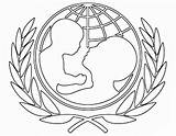 Unicef Unidas Logotipo Onu Naciones Symbole Graficos Bandera Foco Geografia sketch template