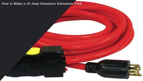 amp generator extension cord
