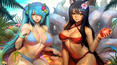 Wallpaper Video Games Women Anime League Of Legends
