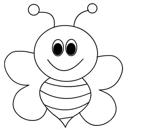 bee coloring pages preschool  kindergarten