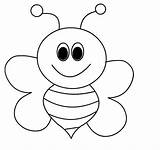Bee Coloring Pages Kids Template Preschool Drawing Kindergarten Bees Printable Preschoolcrafts Sheets Animal Crafts Fish Beehive Templates Baby Sketch Visit sketch template