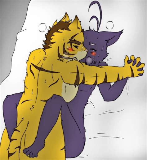 Rule 34 Anal Anthro Blush Duo Feline Furry Only Gay Hand Holding
