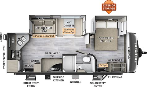 Print Rockwood Ultra Lite Travel Trailers 2614bs Forest River Rv