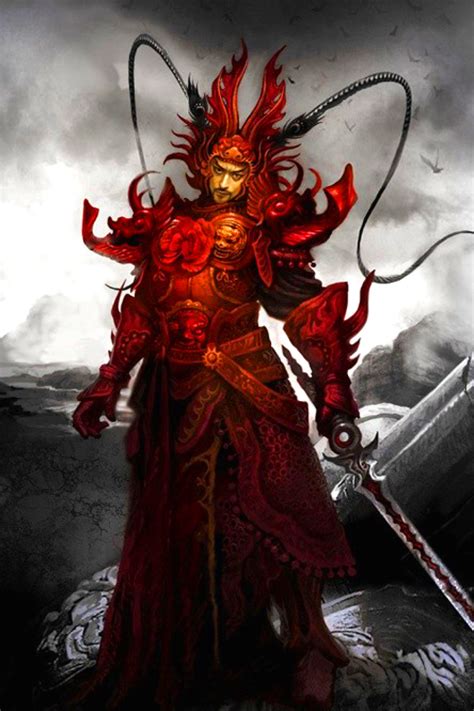 The Red Samurai Art Id 18044 Art Abyss