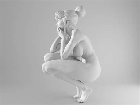 3d Print Model Perfect Sexy Girl Sitting Cgtrader