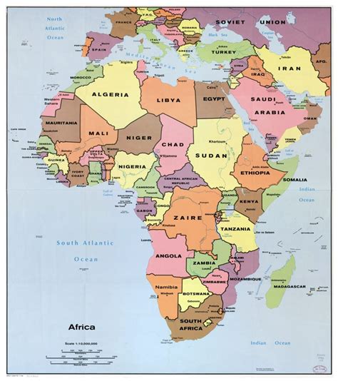printable map  africa  countries