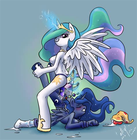159617 incest celestia strap on banana in the tailpipe