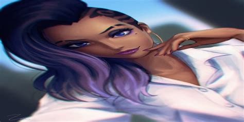 sombra being sexy as ever by umitaro overwatch