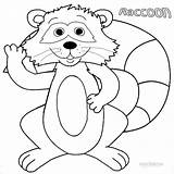 Raccoon Procione Chester Coloringbay Cool2bkids sketch template