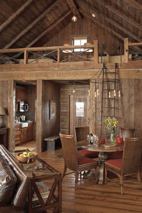 gorgeous rustic cabin interior ideas httpswwwfuturistarchitecturecom rustic cabin