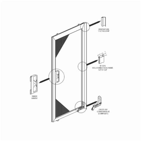 fully assembled economy sliding screen door