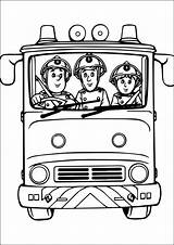 Sam Fireman Coloring Pages Fire Truck Colouring Colour Sheets Man Choose Board sketch template