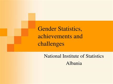 ppt gender statistics achievements and challenges powerpoint