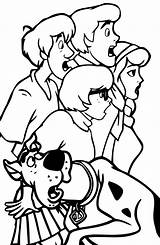 Doo Scooby Coloring Color Print Beautiful Kids Children sketch template