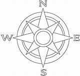 Kompass Ausdrucken Compass Malvorlagen Malvorlage Nautical Kompassrose Compas Vorlagen sketch template