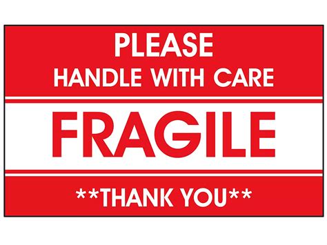 fragile labels fragile shipping labels fragile signs  stock ulineca