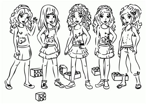 lego friends printable coloring pages printable templates