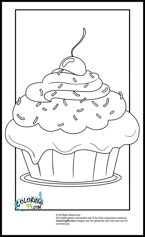 cupcake coloring pages minister coloring