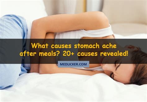 What Causes Stomach Ache After Meals