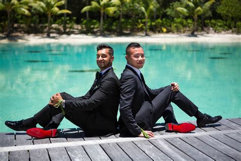 Same Sex Wedding In Bora Bora Bora Bora Photographer