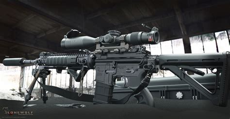 Ar15 Sniper 3d Artist Reno Hum3d