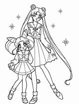 Sailor Moon Coloring Pages Sister Printable Big Birthday Happy Brother Chibi Anime Sisters Color Print Getcolorings Gif Sis Choose Board sketch template