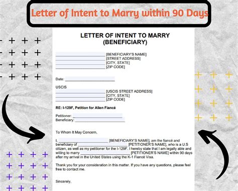 letter  intent  marry   days petitioner etsy letter