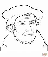 Luther Ausmalbild Ausmalbilder Protestant Reformation Supercoloring sketch template
