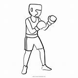 Boxe Boxing Boxer Stampare Ultracoloringpages sketch template