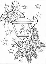 Coloring Pages Old Fashioned Christmas Books Library Lantern High sketch template