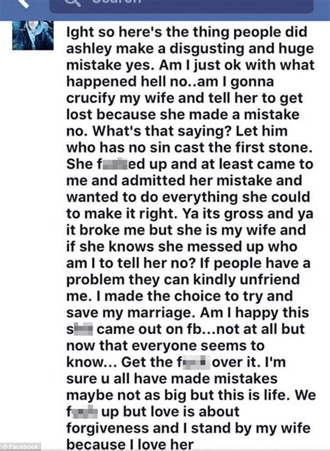 woman reveals on facebook that she cheated on her husband