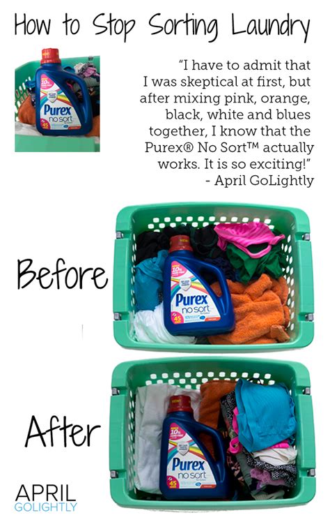 how to stop sorting laundry april golightly