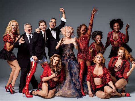 cyndi lauper harvey fierstein and the cast of kinky boots let loose in