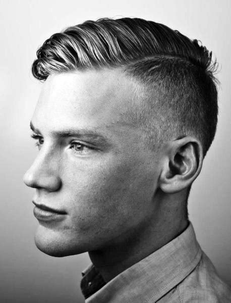 comb  haircut  men  classic masculine hairstyles