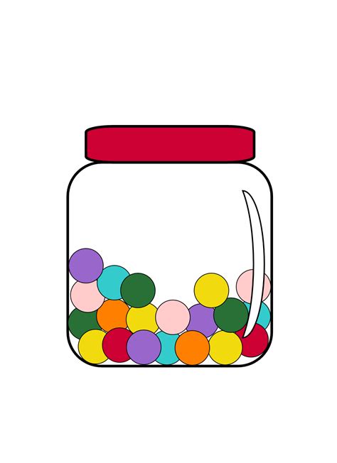clipart  images  clip art candy jar
