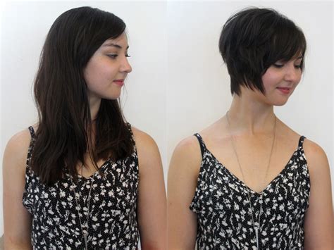 Before And After Long Hair To Short Soft Pixie Cut