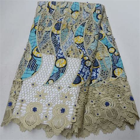 high class embroidered african guipure wax lace fabric 2019 latest