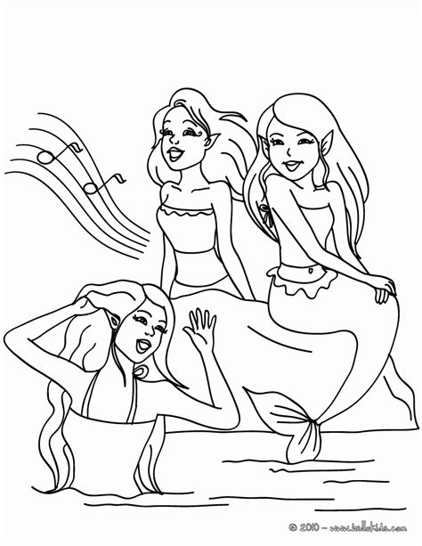 mako mermaids coloring pages
