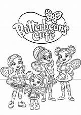 Cafe Coloring Butterbean Pages Butterbeans Printable Characters Cartoon Kids Cute Nick Jr Employees Quality High Visit Choose Board Printables sketch template