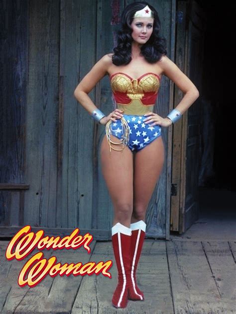 i love tv wonder woman because she looks looks she really could kick your ass look at those