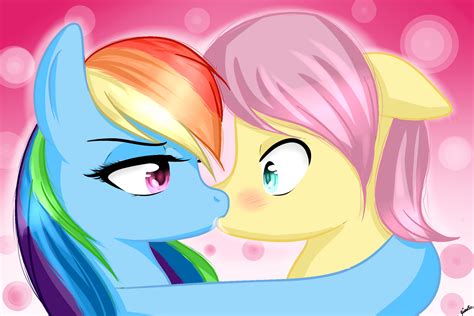 Request Ii Kiss Rainbow Dash Y Butterscotch By Riouku On