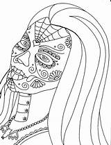 Coloring Pages Horror Dia Los Lily Munster Munsters Muertos Movie Color Colouring Wenchkin Colorings Print Yucca Book Printable Adult Getdrawings sketch template