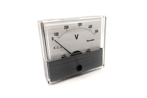 panel voltmeter ac analog  base type model emim revalco