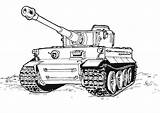 Coloring Bradley Tiger Military sketch template
