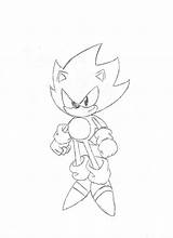 Sonic Super Classic Coloring Pages Colouring Drawing Shadow Hedgehog Print Popular Coloringhome Deviantart Getdrawings Comments sketch template